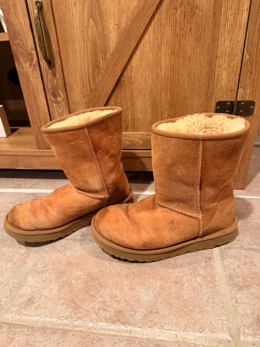 UGG Chestnut Classic Short Shearling Lined Boots